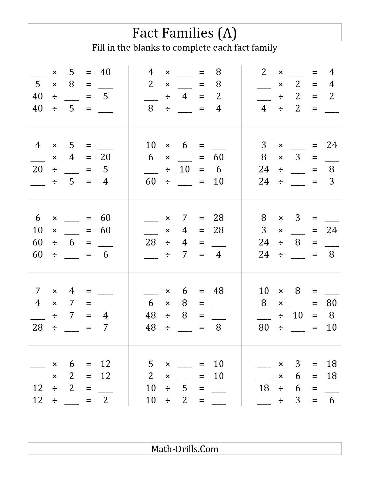 30 3Rd Grade Multiplication And Division