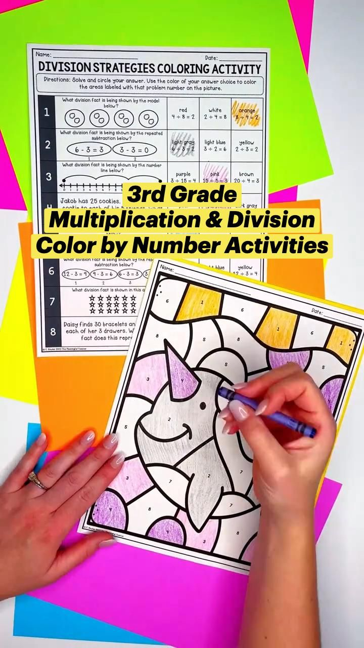 30 3Rd Grade Multiplication And Division