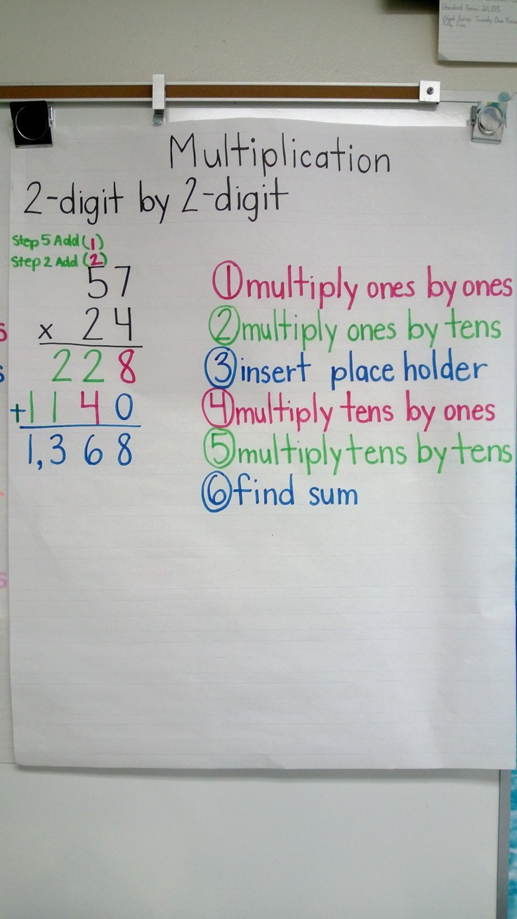 30 Multiplication By Two Digit Numbers