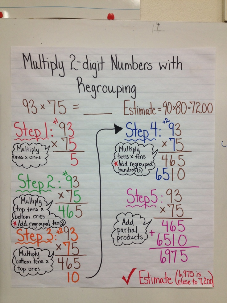 30 Multiplication By Two Digit Numbers