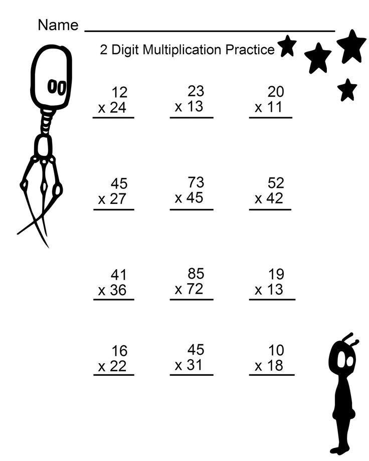 30 Multiplication By Two Digit Numbers