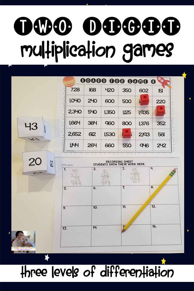 30 Multiplication With Two Digit Numbers