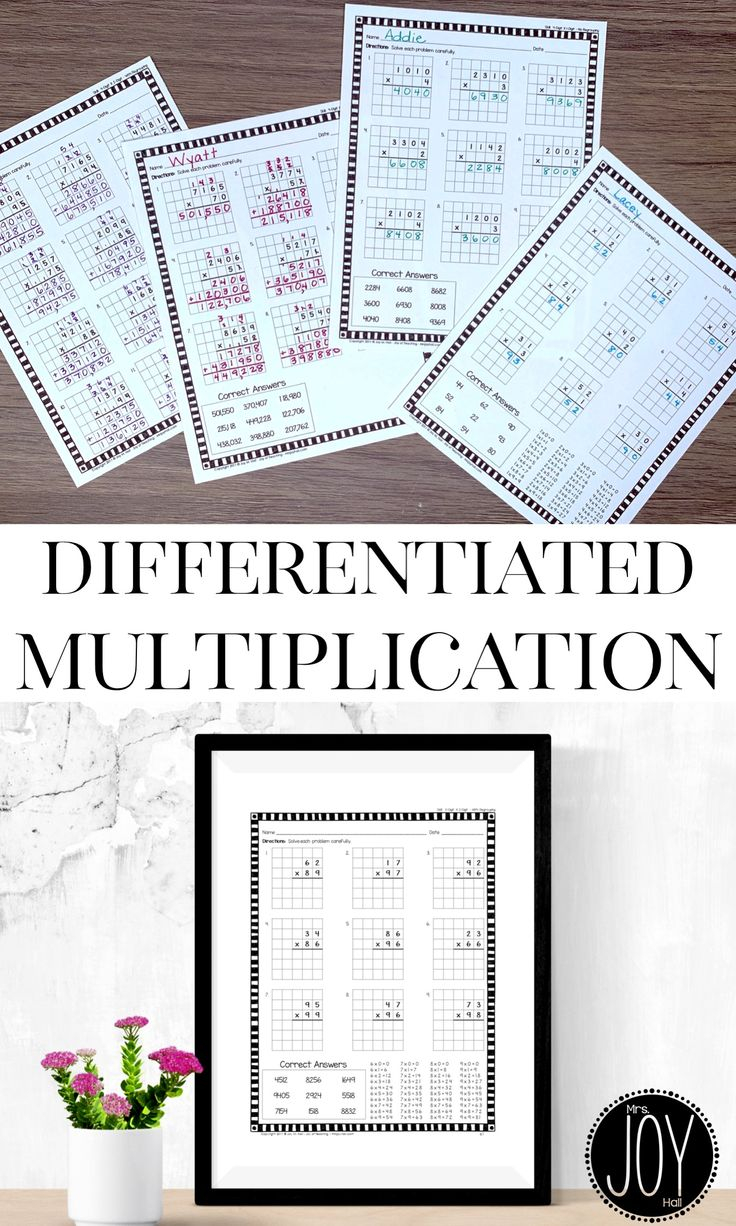 30 Two Digit Multiplication Without Regrouping